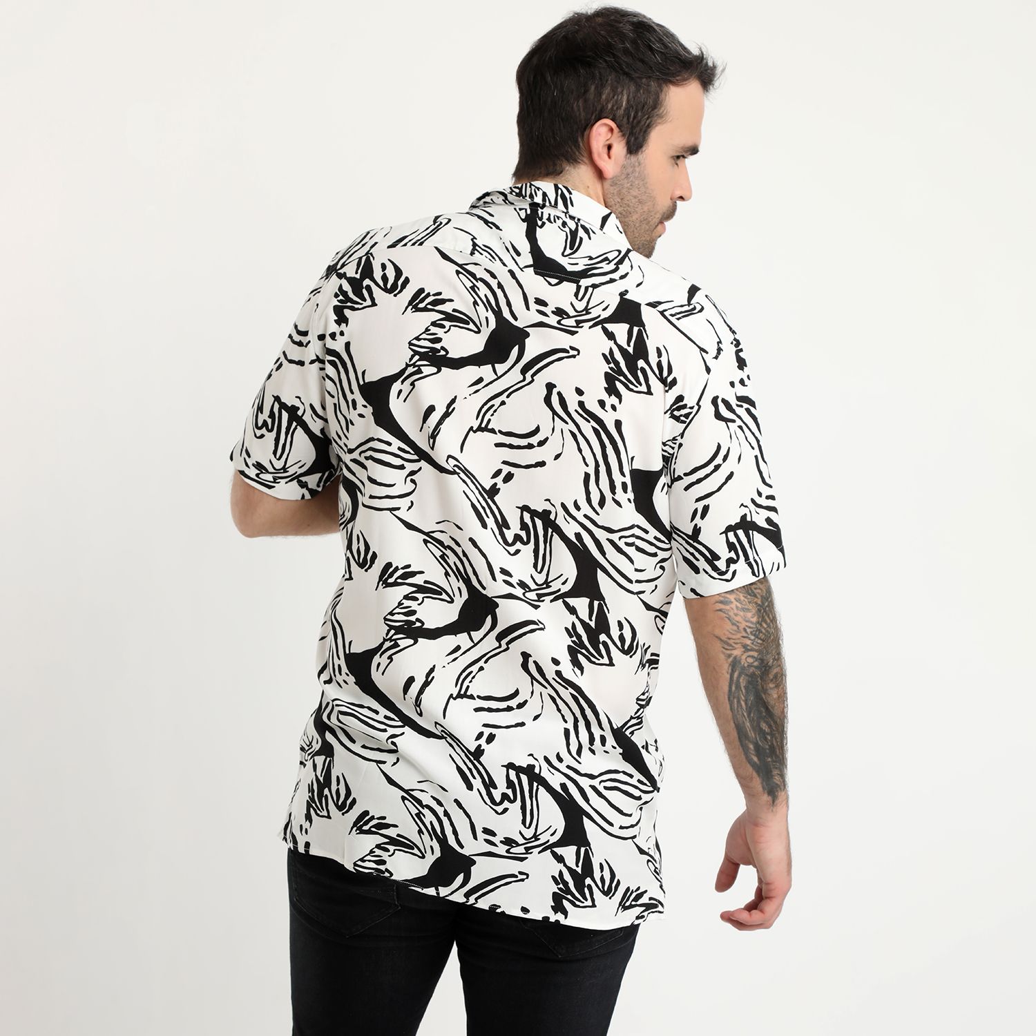 Camisa Guayabera Cuello Cubano Resort