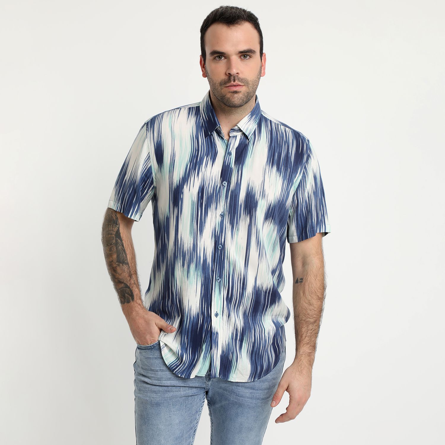 Camisa Guayabera Tie Dye