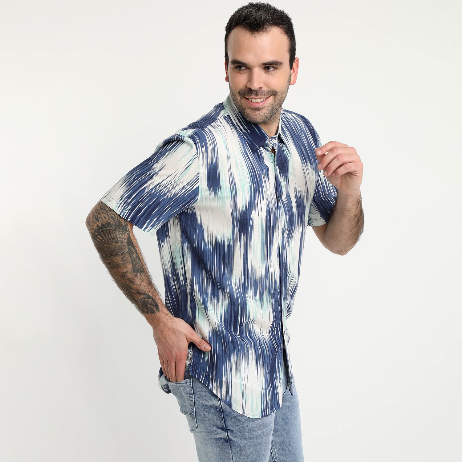 Camisa Guayabera Tie Dye