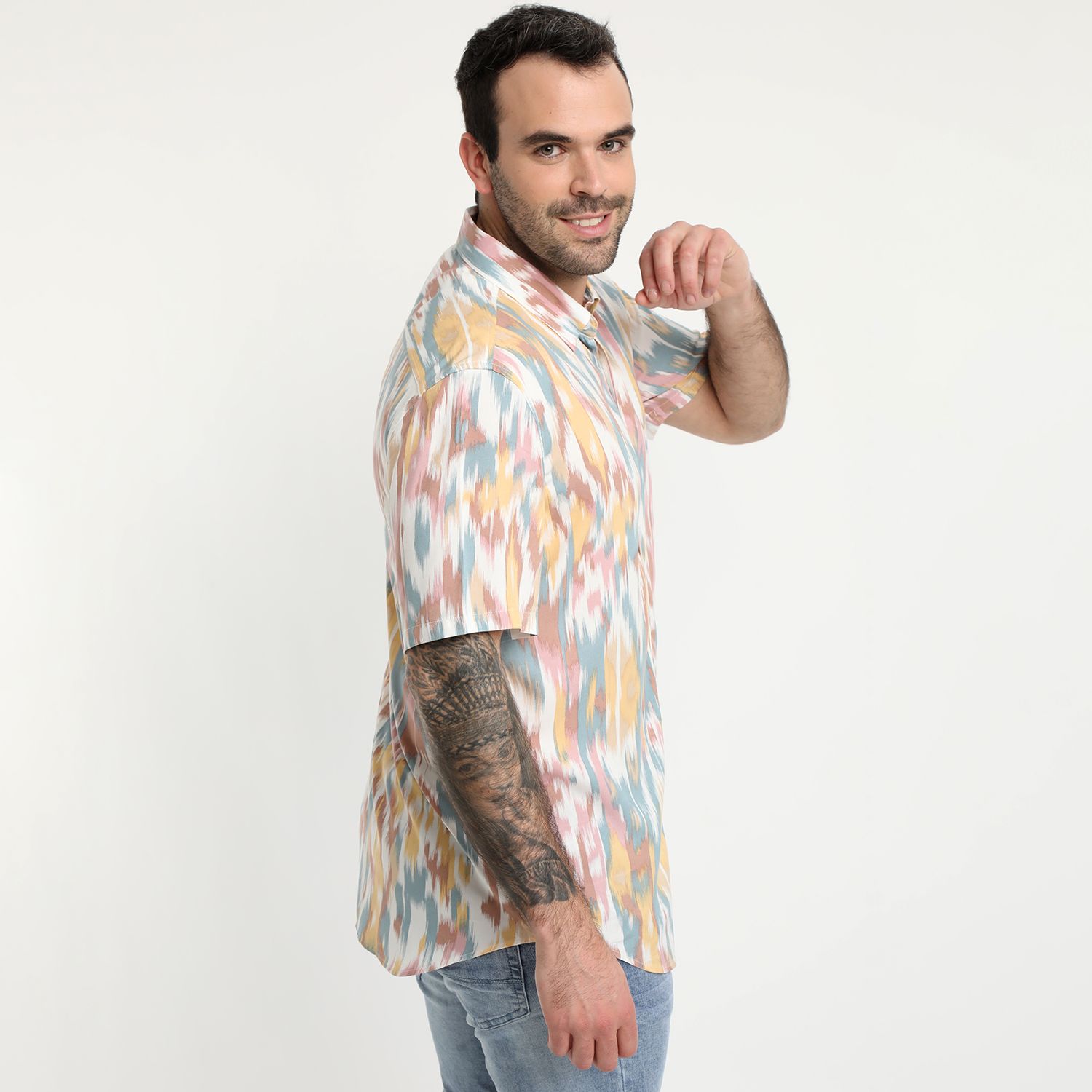 Camisa Guayabera Tie Dye