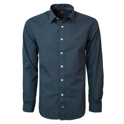 Camisa Trevira Estampada Slim Fit