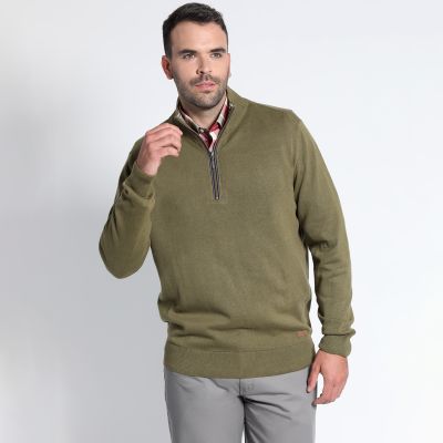 Sweater Half Zipper