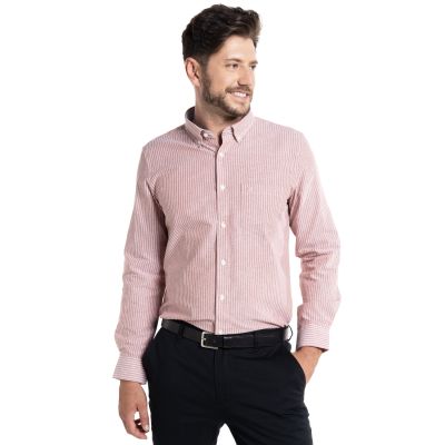 Camisa Oxford Listada Bergen
