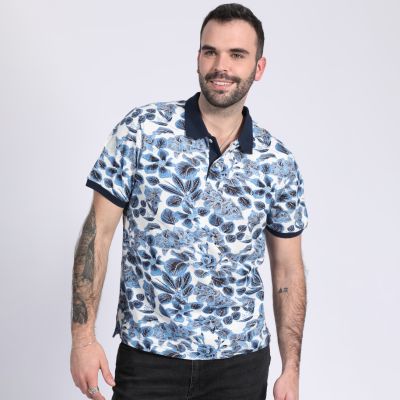 Polera Pique Estampada