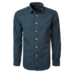 Camisa Trevira Estampada Slim Fit